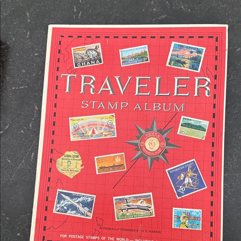 ravel Stamp Album - Red Cover